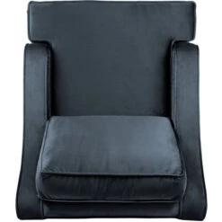 Fink Living STUART Velvet Sessel - B 84 Cm - H 94 Cm - T 100 Cm - Petrol -Innendekorationen 484078 big 3