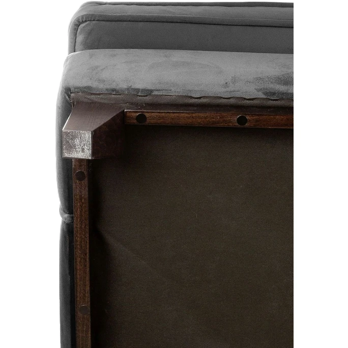 Fink Living STUART Velvet Sessel - B 84 Cm - H 94 Cm - T 100 Cm - Grau 7 Fink Living STUART Velvet Sessel - B 84 Cm - H 94 Cm - T 100 Cm - Grau – Bild 5