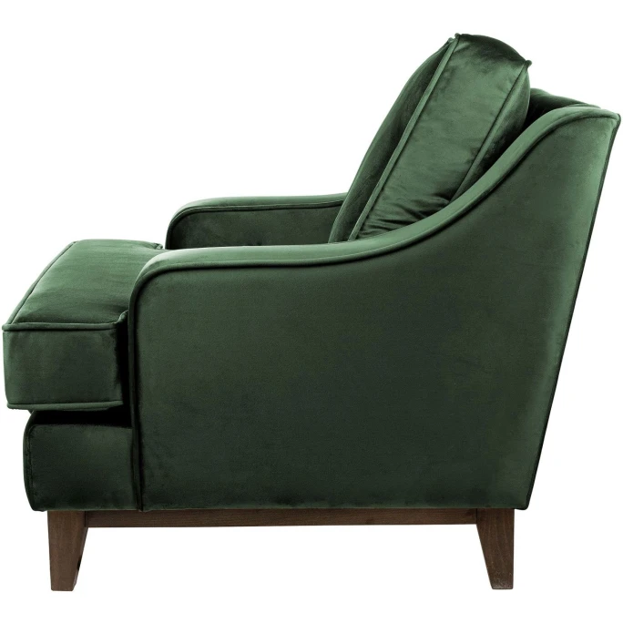 Fink Living STUART Velvet Sessel - B 84 Cm - H 94 Cm - T 100 Cm - Grün 4 Fink Living STUART Velvet Sessel - B 84 Cm - H 94 Cm - T 100 Cm - Grün – Bild 2