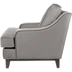 Fink Living STUART Magic Velvet Sessel - B 84 Cm - H 94 Cm - T 100 Cm - Hellgrau 9 Fink Living STUART Magic Velvet Sessel - B 84 Cm - H 94 Cm - T 100 Cm - Hellgrau -Innendekorationen 484086 big 1