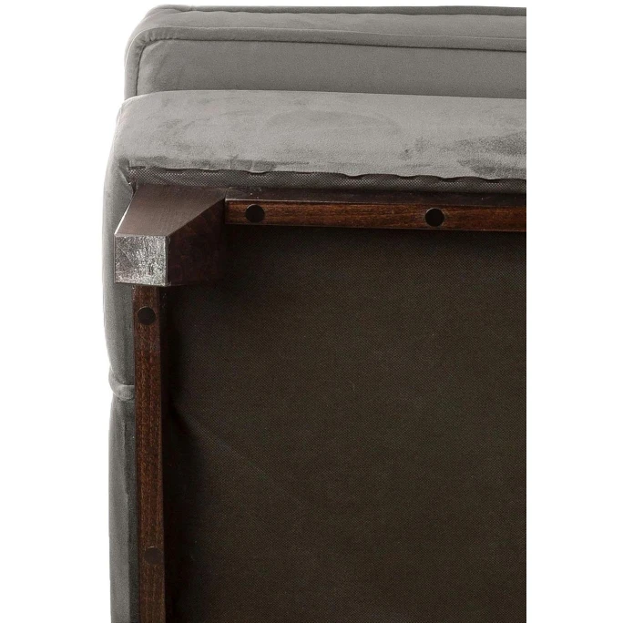 Fink Living STUART Magic Velvet Sessel - B 84 Cm - H 94 Cm - T 100 Cm - Hellgrau 7 Fink Living STUART Magic Velvet Sessel - B 84 Cm - H 94 Cm - T 100 Cm - Hellgrau – Bild 5