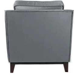 Fink Living STUART Magic Velvet Sessel - B 84 Cm - H 94 Cm - T 100 Cm - Dunkelgrau -Innendekorationen 484087 big 2
