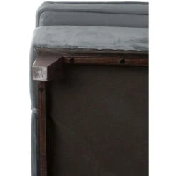 Fink Living STUART Magic Velvet Sessel - B 84 Cm - H 94 Cm - T 100 Cm - Dunkelgrau -Innendekorationen 484087 big 4