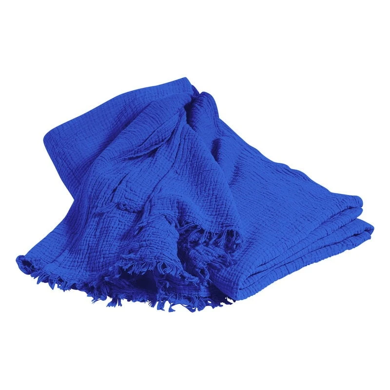 Hay Crinkle Tagesdecke, 260 x 260 cm, Ultramarinblau 3 Hay Crinkle Tagesdecke, 260 x 260 cm, Ultramarinblau