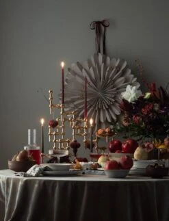 STOFF Nagel By Ester & Erik Kerzen, 6 Stück, Burgunderrot -Innendekorationen 5700002166364 2