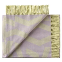 Dashes Überwurf , Lila - Gelb