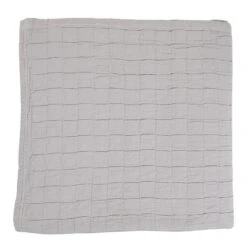 Bettüberwurf Aava Für Doppelbett, 260 X 260 Cm, Hellgrau