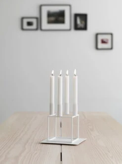 By Lassen Kubus 4 Kerzenhalter, Weiß -Innendekorationen 9725394784 9e5ef57e4f o