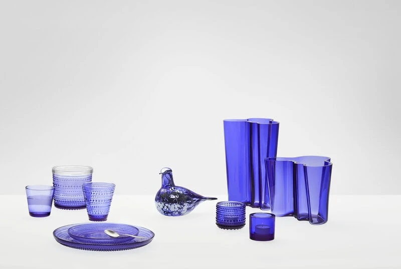 Iittala Kastehelmi Teelichthalter, 64 mm, Ultramarinblau 4 Iittala Kastehelmi Teelichthalter, 64 mm, Ultramarinblau – Bild 2