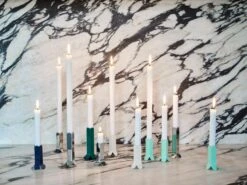 Hay Arcs Kerzenhalter, S, Dunkelblau -Innendekorationen Arcs Candleholder family 02 2