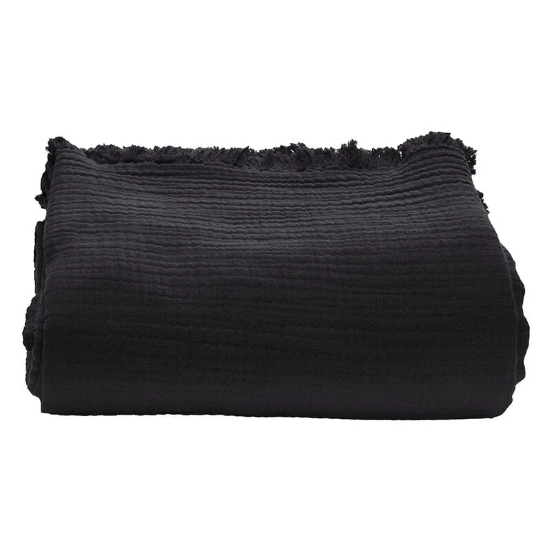 Arkki Tagesdecke, 240 x 270 cm, Schwarz 3 Arkki Tagesdecke, 240 x 270 cm, Schwarz