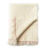 Menu Battus Decke, Elfenbein -Innendekorationen Battus blanket birch folded VS