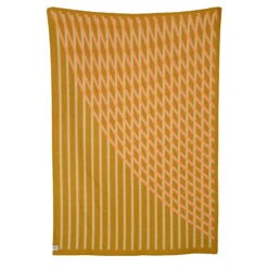 Bislett Überwurf 200 X 135 Cm, Pfirsichfarben – Pistazienfarben