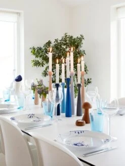 Lily Kerzenhalter, Schwarz -Innendekorationen Blossom Mix dining table 1