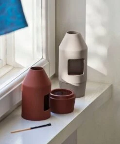 Hay Chim Chim Duftzerstäuber, Blau -Innendekorationen Chim Chim Scent Diffuser dark terracotta light beige 1