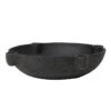 Ferm LIVING Bowl Kerzenhalter, Groß, Dunkle Keramik