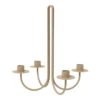 Ferm LIVING Sway Kandelaber, Kaschmir 2 Ferm LIVING Sway Kandelaber, Kaschmir -Innendekorationen FL1104266338 fermLIVING SwayCandelabra Cashmere 1104266338 pack 1 kb