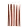 Ferm LIVING Spike Kerzen, Dünn, 8er-Set, Rostrot -Innendekorationen Ferm Living FL1104266262 kynttilt fermLIVING SpikeSlimCandles Rust 1104266262 pack kb