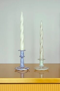 Hay Long Twist Kerzen, 6 Stück, Minzgrün - Hellgrau - Grün 10 Hay Long Twist Kerzen, 6 Stück, Minzgrün - Hellgrau - Grün -Innendekorationen Flare Stripe Milk S green Flare Stripe Milk M blue Candle Soft Twist off white light grey