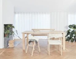 Aymara Plaid, 190 X 130 cm, Muster In Cremeweiß 10 Aymara Plaid, 190 X 130 cm, Muster In Cremeweiß -Innendekorationen Form Refine 4 dining room damsbo table motif armchair angle stool oak