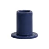 Hay Tube Kerzenhalter, S, Dunkelblau -Innendekorationen HA541132 Tube Candleholder S midnight blue EE