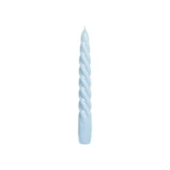 Hay Twist Kerze, Dunkler Pfirsich -Innendekorationen HA541337 Candle Twist light blue