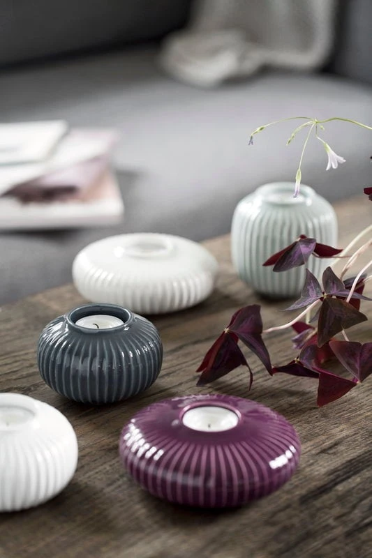 Kähler Teelichthalter Hammershøi 50 Mm, Weiß 4 Kähler Teelichthalter Hammershøi 50 Mm, Weiß – Bild 2