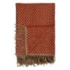 Isak Überwurf, 150 X 210 Cm, Red Sumac -Innendekorationen ISAK THROW 5353 THUMB white