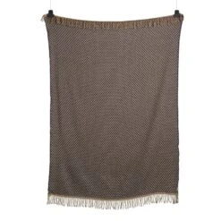 Isak Überwurf, 150 X 210 Cm, Far Away Blue -Innendekorationen ISAK THROW 5354 BACK white