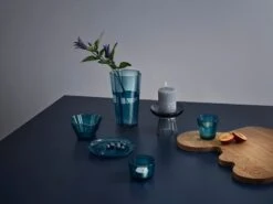 Iittala Votiv Valkea, Meerblau -Innendekorationen Iittala 2019 Aalto Nappula Kastehelmi Kartio Nappula