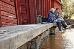 Kulkuri Decke, 130 X 190 Cm, Dunkelblau -Innendekorationen Joutsen Kulkuri fiilis 11