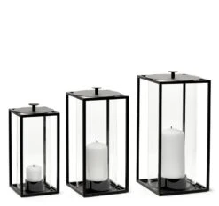 By Lassen Light'In Laterne, Mittel, Schwarz -Innendekorationen Lightin 07 high gruppe m lys 2