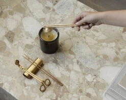 Menu Clip Kerzenpflegeset, Messing 12 Menu Clip Kerzenpflegeset, Messing -Innendekorationen MENU Candle Care Kit 8