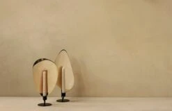 Menu Flambeau Kerzenhalter, 30 Cm, Schwarz - Messing -Innendekorationen MENU Flambeau Candle Holder 10