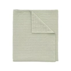 Aava Tagesdecke, 160 × 260 cm, Salbeigrün