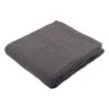 The Organic Company 6-lagige Weiche Decke, Dunkelgrau -Innendekorationen Organic Company 6Layer Soft Blanket Dark Grey Flat