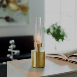 Klong Öllampe Patina, Mini, Messing -Innendekorationen Patina mini brass square