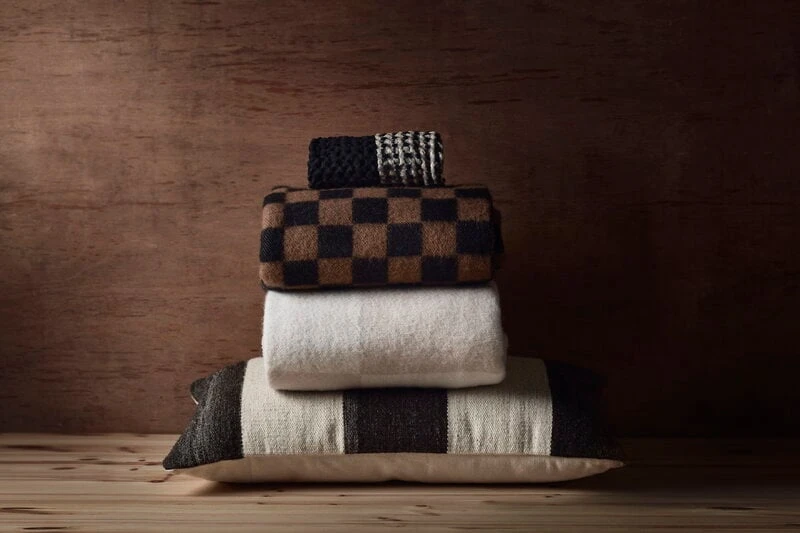 Arkiivi Überwurf, 130 x 180 cm, Braun - Schwarz – Bild 6