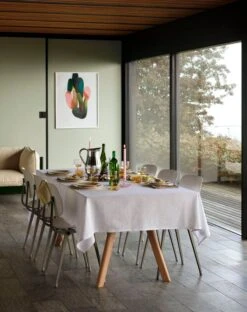 Hay Long Twist Kerzen, 6 Stück, Dunkler Pfirsich, Dunkelrosa, Hellro -Innendekorationen Revolt rice seat and back beige steel base Tint Glass light yellow with white rim Flare pink