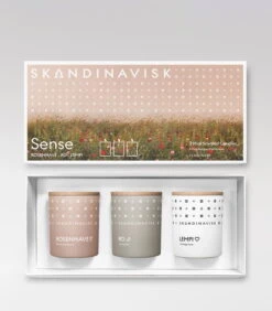 Innendekorationen -Innendekorationen SENSE Box GiftSet 3x65g Full darkgrey HIGH