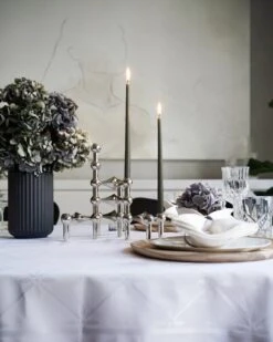 Kerzenhalter STOFF Nagel, Chrom -Innendekorationen STF9034 5 ta