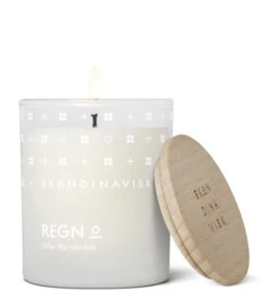 Skandinavisk Duftkerze Mit Deckel, REGN, Groß -Innendekorationen Skandinavisk SV20117 3 ta