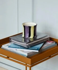 Hay Stripe Duftkerze, Feigenblatt -Innendekorationen Stripe Scented Candle fig leaf Tray Table toffee