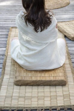 Block Decke 145 X 185 Cm, Einfarbig 8 Block Decke 145 X 185 Cm, Einfarbig -Innendekorationen Throw white