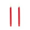 LED Mini-Spitzkerze, 2 Stück, 1,3 X 12 cm, Rot -Innendekorationen UYUL TA RE01312 2