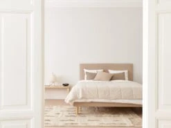 Tuuli Bettüberwurf Für Doppelbett, 260 X 260 Cm, Nougat -Innendekorationen Unto Rautio Matri 4843 2 web 1