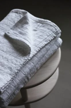 Bettüberwurf Aava, 160 X 260 Cm, Weiß -Innendekorationen aava white 1