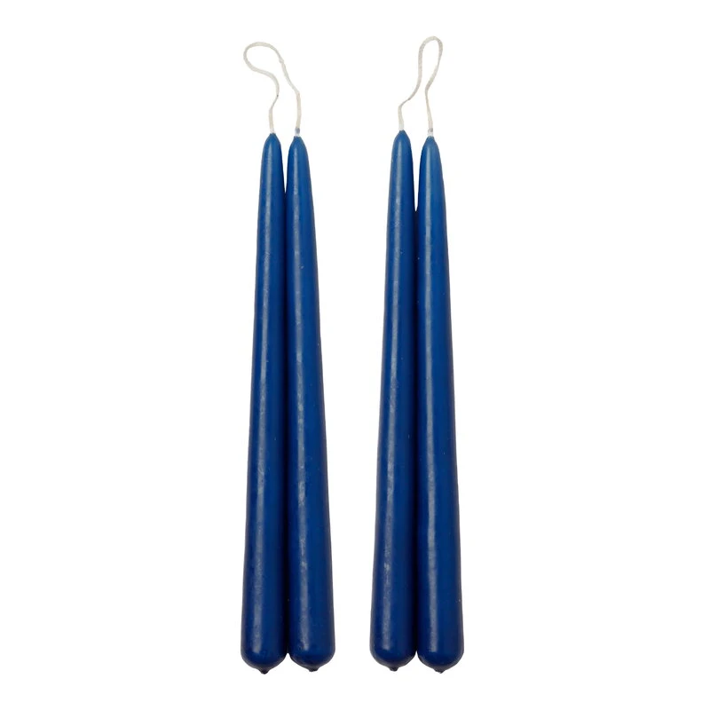 Blossom Kerze, 4 Stück, Kobaltblau 3 Blossom Kerze, 4 Stück, Kobaltblau