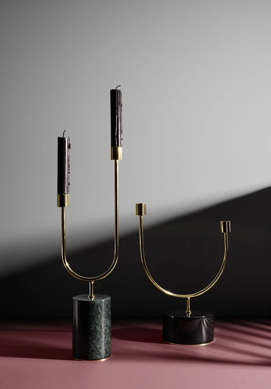 AYTM Kerzenhalter Grasil, Grün/gold 8 AYTM Kerzenhalter Grasil, Grün/gold – Bild 6