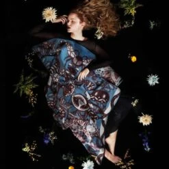 Bees Decke, Blau -Innendekorationen bees blanket blue 02 e7b97575 e511 403b 8259 9acd767a6e4c 1024x1024